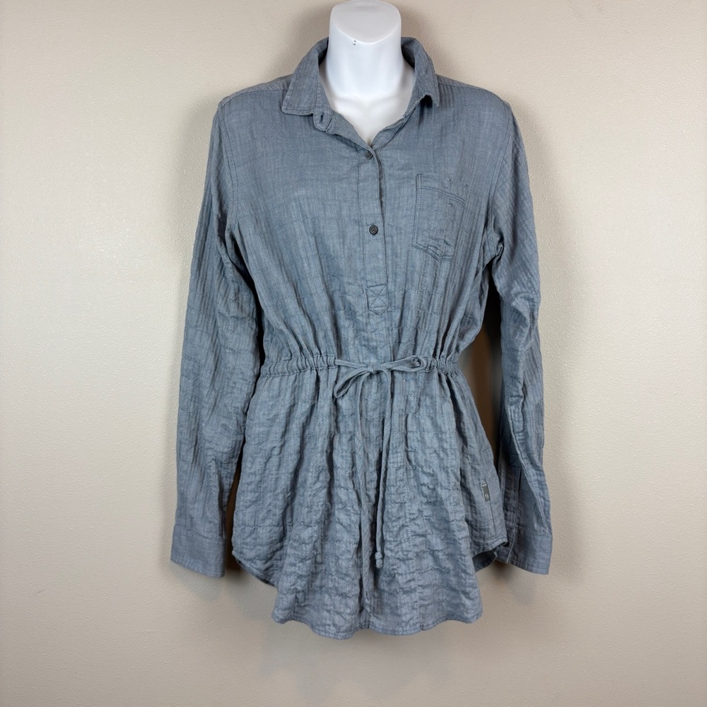 Mountain Hardwear Heralake Long Sleeve Chambray Tunic - Size Medium